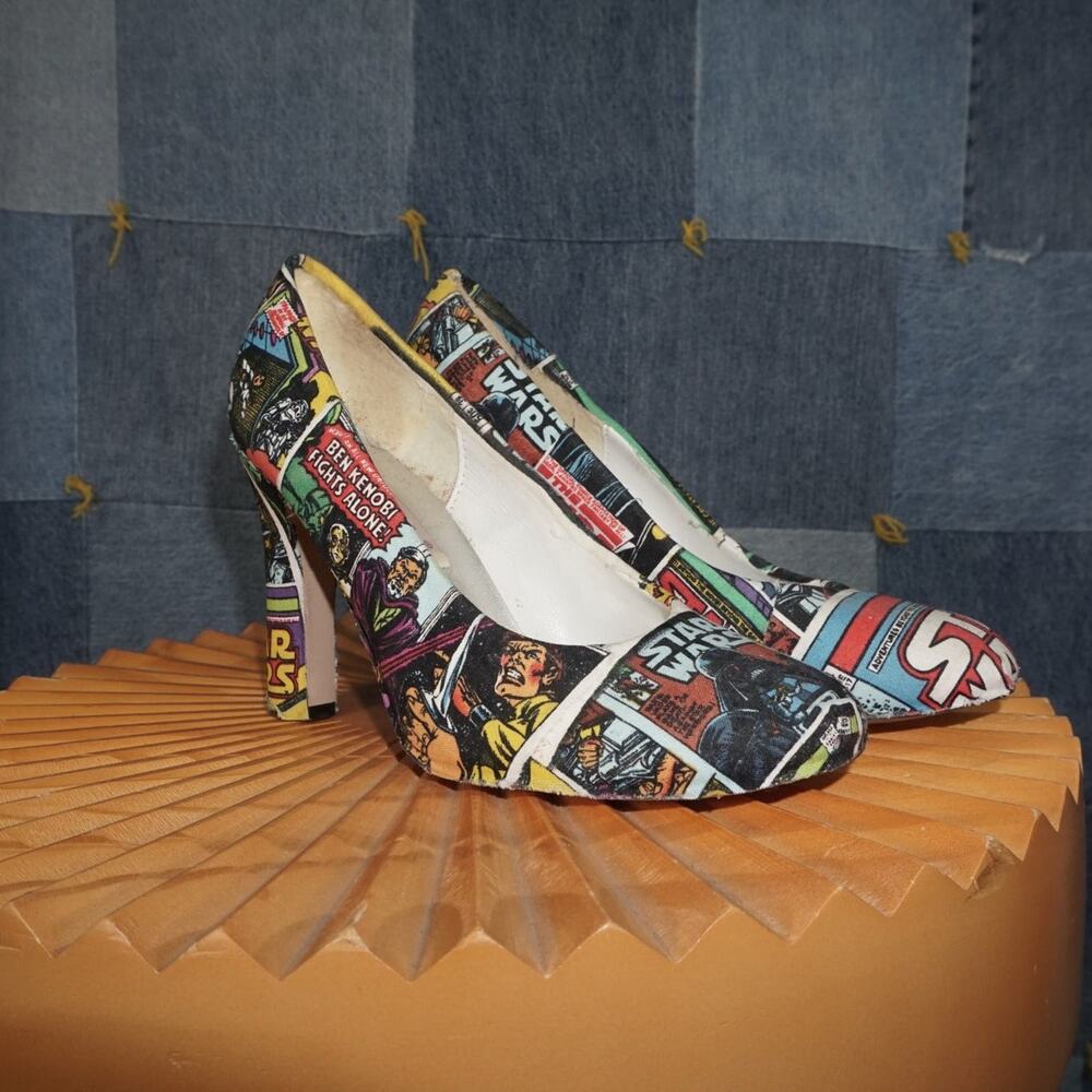 7 - Vintage Y2K Star Wars Shoes comic book cartoon drawing